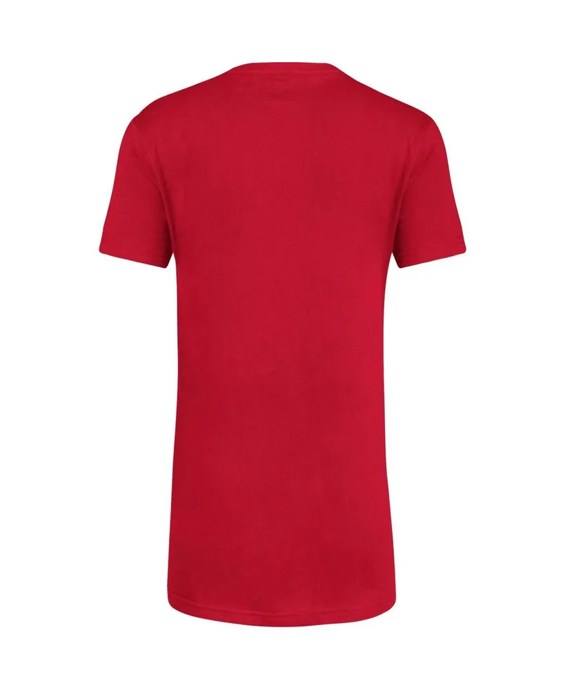 Big Boys adidas Red Louisville Cardinals 2023 Sideline Locker Room Logo Fresh T-shirt
