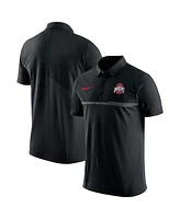 Men's Nike Black Ohio State Buckeyes Coaches Performance Polo Shirt
