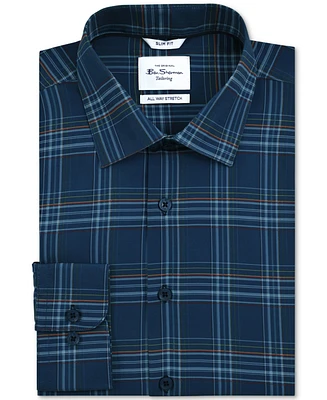 Ben Sherman Men's Slim-Fit Plaid Shirt