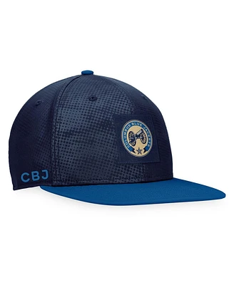 Men's Fanatics Navy, Blue Columbus Blue Jackets Authentic Pro Alternate Logo Snapback Hat