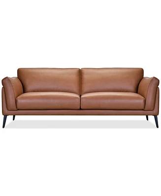 Keery 91" Leather Sofa, Created for Macy's