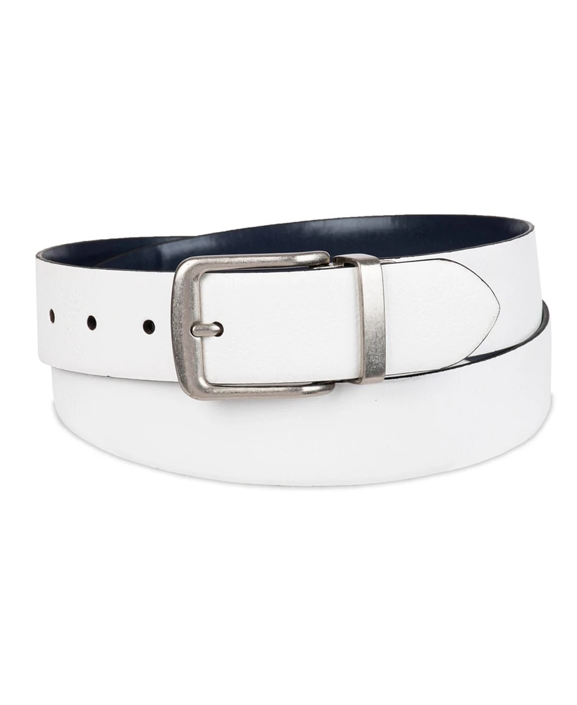 Tommy Bahama Men's Two-In-One Reversible Cushion Inlaid Casual Belt