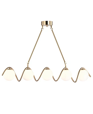 Dazzle 36" 5-Light Indoor Chandelier with Light Kit
