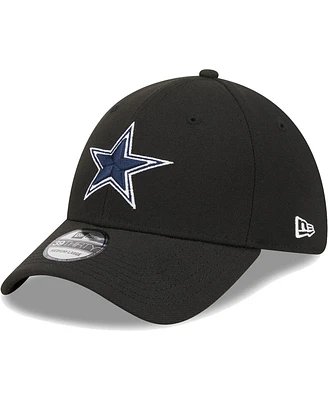 Men's New Era Black Dallas Cowboys Main 39THIRTY Flex Hat