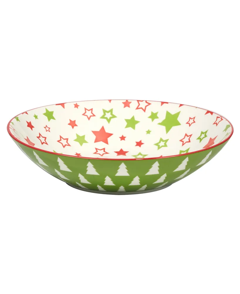 Certified International Holiday Fun 40 oz Soup Bowls Set of 6, Service for 6
