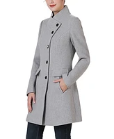 Kimi + Kai Women's Nora Stand Collar Boucle Wool Coat