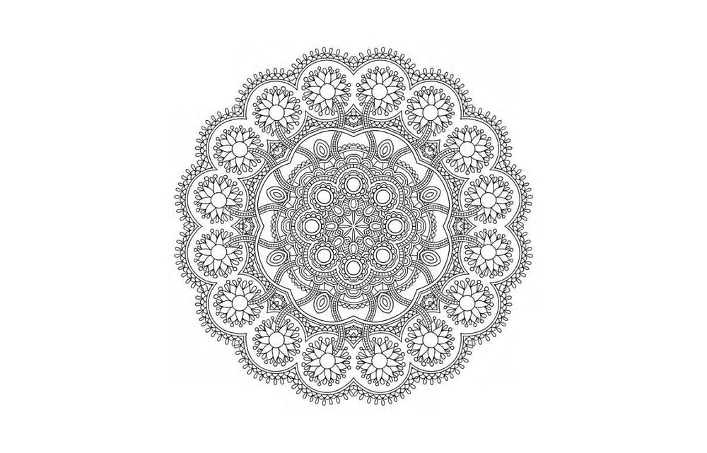 Mandala Meditation Coloring Book by Union Square & Co.