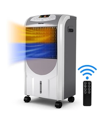 Portable Air Cooler Fan & Heater Humidifier with Washable Filter Remote Control