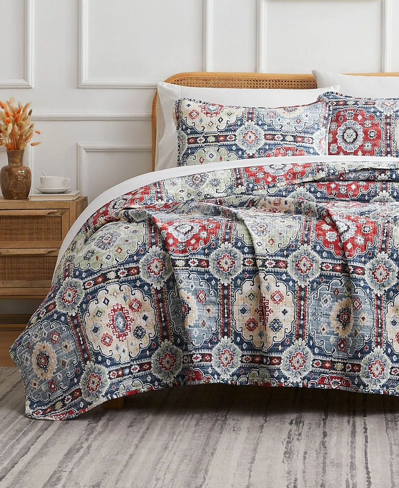 Southshore Fine Linens Kilim Oversized 2 Piece Quilt Set, Twin/Set, Twin/Twin Xl
