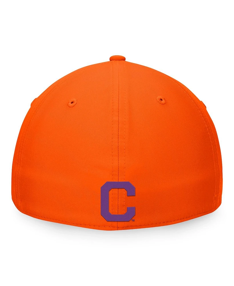 Men's Top of the World Orange Clemson Tigers Deluxe Flex Hat