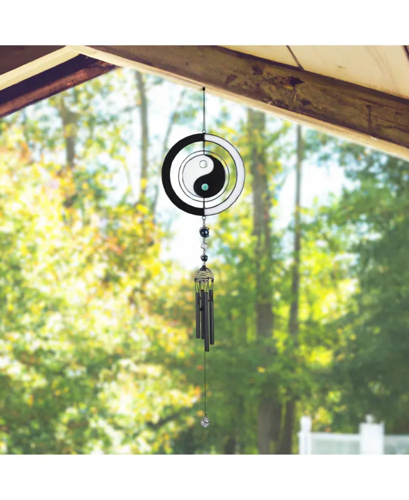 33" Long Ying Yang Oriental Wind Chime