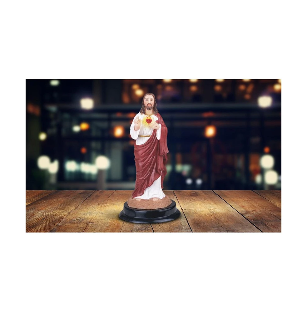 Fc Design 5"H Sacred Heart of Jesus Statue Holy Figurine Religious Decoration Home Decor Perfect Gift for House Warming, Holidays and Birthdays