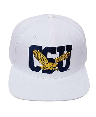 Men's Pro Standard White Coppin State Eagles Evergreen Wool Snapback Hat