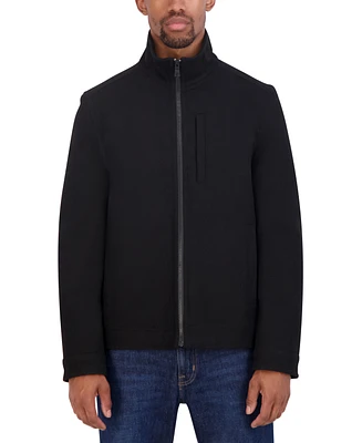 Nautica Men's Wool Blend Zip Jacket