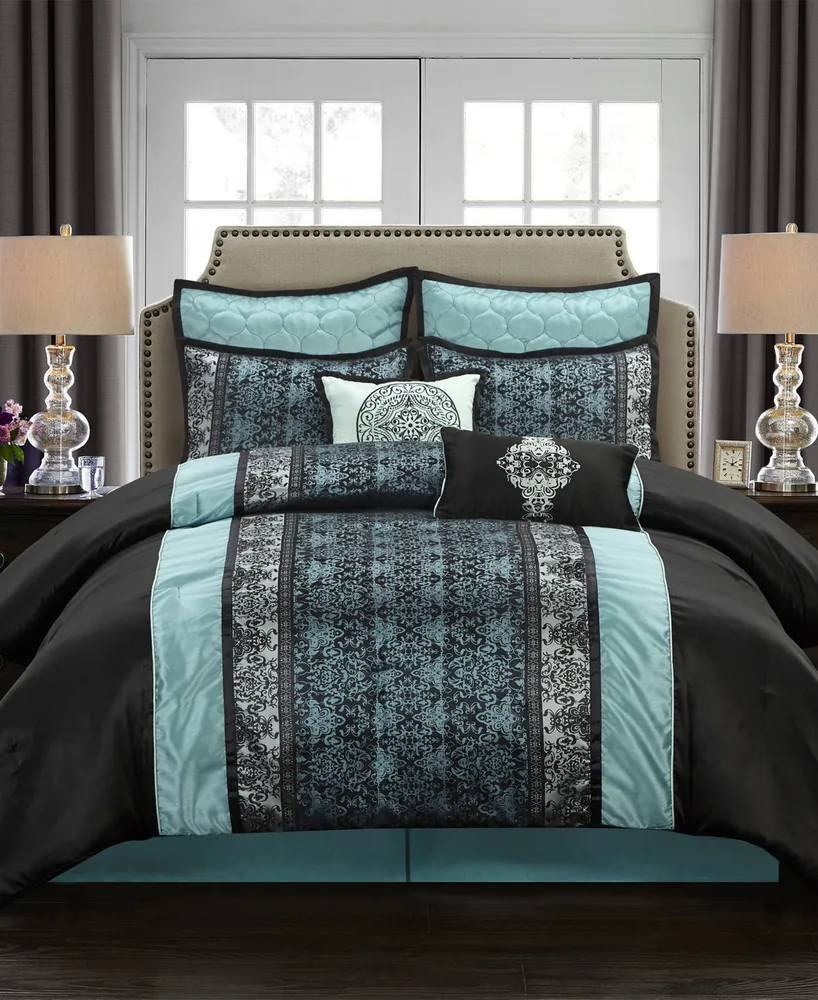 Stratford Park Arabesque 8-Piece Comforter Set, California King