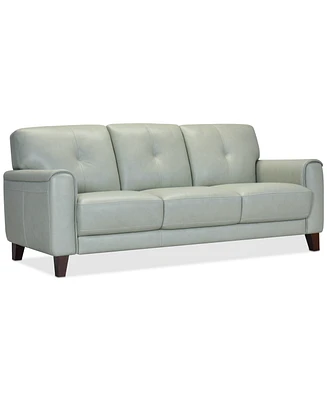 Closeout! Ashlinn 84" Pastel Leather Sofa, Created for Macy's