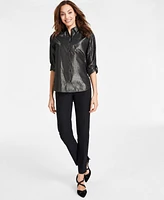 Gloria Vanderbilt Women's Tummy-Control Pull-On Slim Trousers, Regular, Short & Long