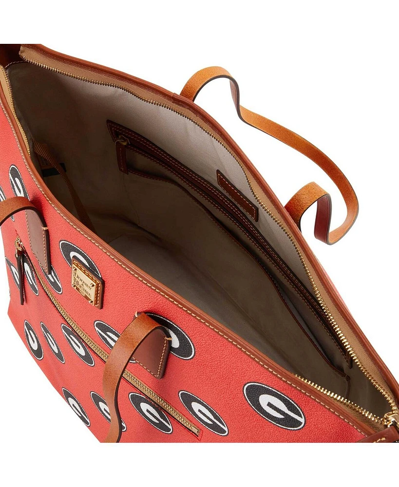 Women's Dooney & Bourke Georgia Bulldogs Sporty Monogram Large Zip Tote Bag