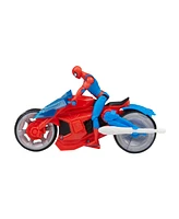 Marvel Spider-Man Epic Hero Series Web Blast Cycle and Action Figure