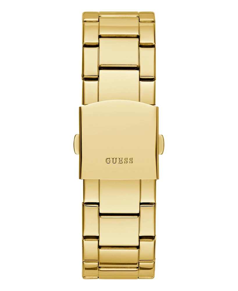 Guess Men's Multi-Function Gold-Tone Stainless Steel Watch 42mm