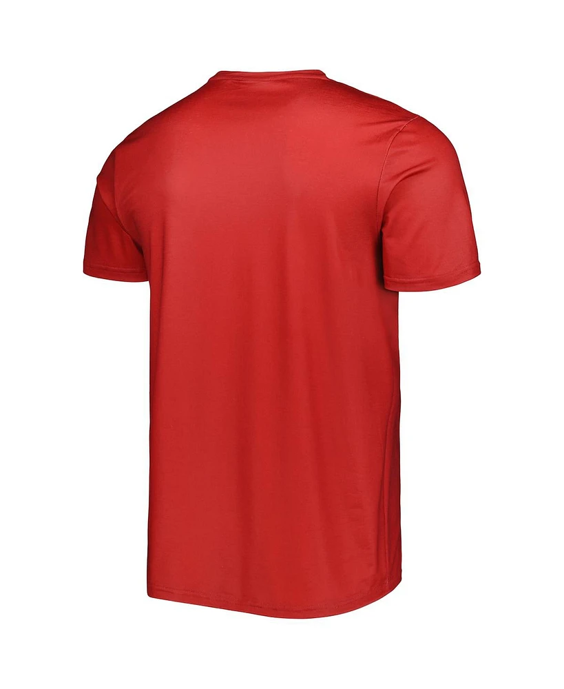 Men's Dyme Lyfe Crimson Oklahoma Sooners Big Logo T-shirt