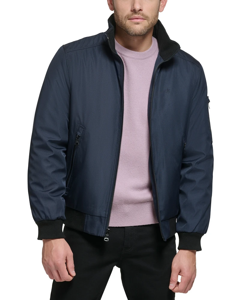 Calvin Klein Men's Classic Zip-Front Ripstop Bomber Jacket