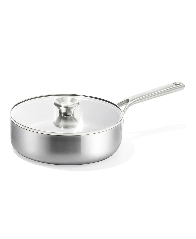 Oxo Mira Tri-Ply Stainless Steel 11" Saute Pan with Lid