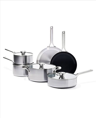Oxo Mira Tri-Ply Stainless Steel 10 Piece Cookware Set