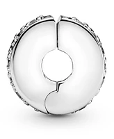 Pandora Cubic Zirconia Pave Fixed Clip Charm