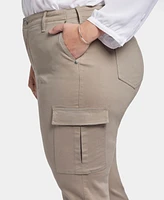 Nydj Plus Size Sheri Slim Cargo Jeans