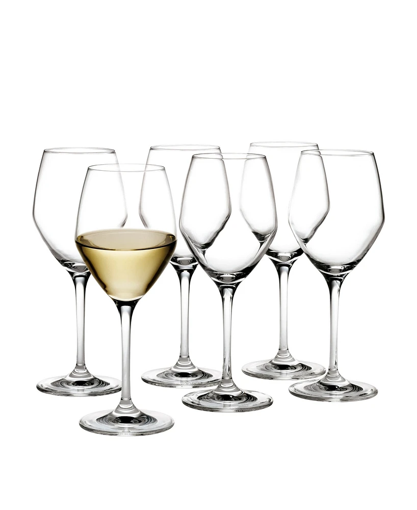 Holmegaard Perfection White Wine Glasses, Set of 6
