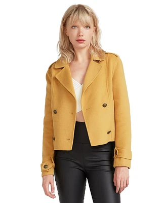 Belle & Bloom Better Off Military Peacoat Women's