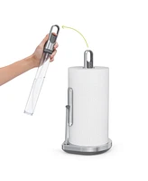 simplehuman Tension Arm Kitchen Paper Towel Holder with Spray