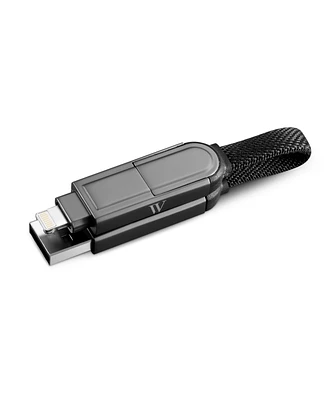 Wasserstein 6-in-1 Charging Wizard - Portable Multi Charging Cable with Usb-a and Usb-c Input