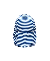Denim Stripe Floating Flap Hat