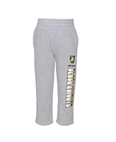 Toddler Boys and Girls Heather Gray, Black Army Black Knights Playmaker Pullover Hoodie and Pants Set