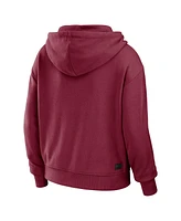 Women's Wear by Erin Andrews Crimson Alabama Tide Colorblock Full-Zip Hoodie Jacket