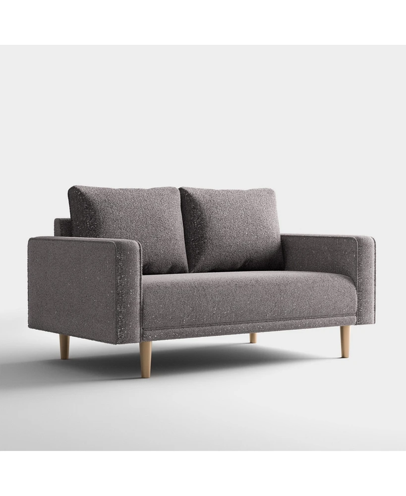 Aurelia 63" Boucle Fabric Loveseat