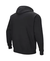 Men's Colosseum Black Miami Hurricanes Sunrise Pullover Hoodie