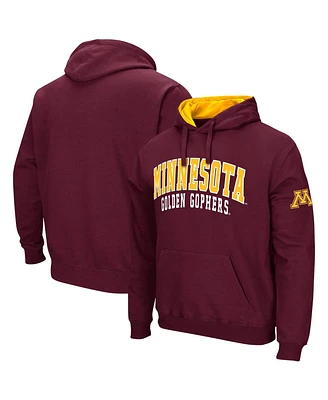 Men's Colosseum Maroon Minnesota Golden Gophers Double Arch Pullover Hoodie
