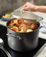 Circulon A1 Series with ScratchDefense Technology Aluminum 8-Quart Nonstick Induction Stockpot with Lid