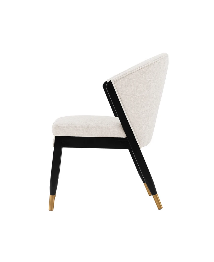 Manhattan Comfort Ola 2-Piece Boucle Upholstered Dining Chair Set