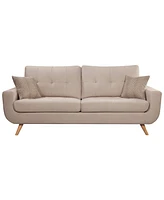 Paige 85.8" Stain-Resistant Fabric Sofa