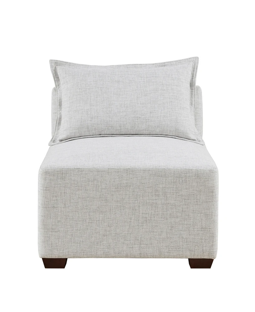 Ink+Ivy 30" Molly Wide Fabric Modular Armless Chair