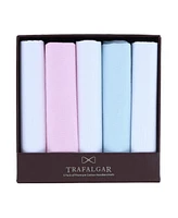 Trafalgar Dapper Premium Cotton Handkerchiefs (5 Pack)