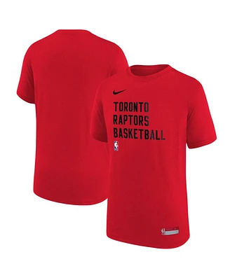 Big Boys Nike Red Toronto Raptors Essential Practice T-shirt