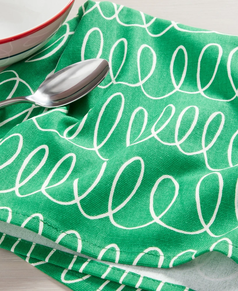 kate spade new york the Loop Cloth Napkins 4 Pack Set, 20" x