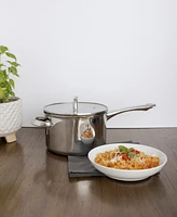 Sedona Kitchen Pro Stainless Steel 1.5-Qt. Saucepan with Glass Lid