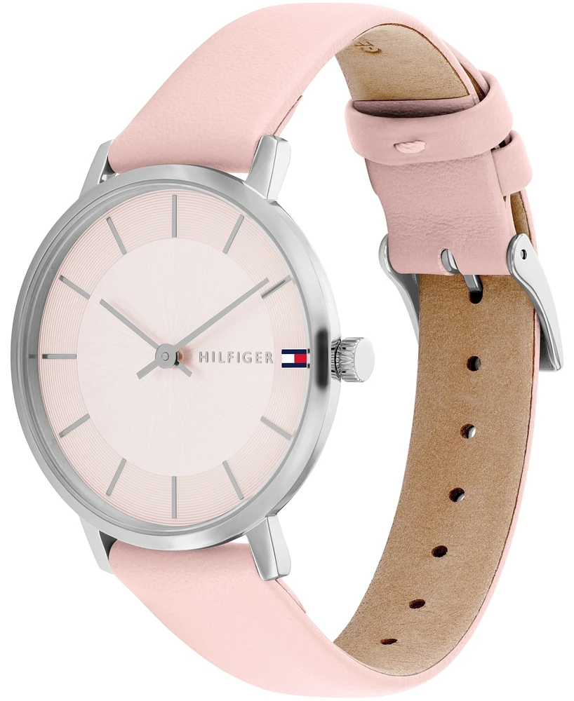 Tommy Hilfiger Women's Quartz Blush Leather Watch 34mm