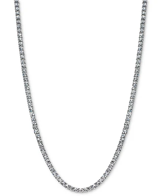 On 34th Crystal All-Around Tennis Necklace, 15" + 2" extender, Exclusively at Macy's